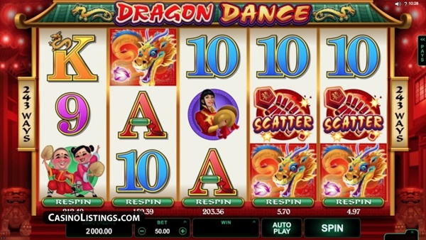 Lễ hội đầy sắc màu tới từ slot game Dragon Dance