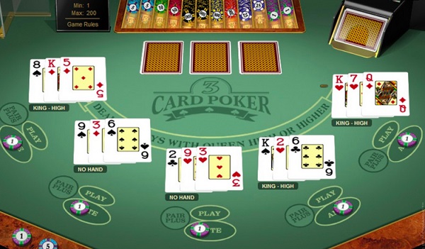 Hướng dẫn Triple Card Poker đọc qua một lần trở thành cao thủ