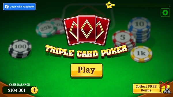 Kinh nghiệm Triple Card Poker bật mí từ thần bài