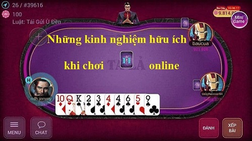 Kinh nghiệm chơi tá lả đánh rắn bắt móm