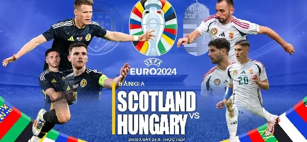 Soi kèo Euro 2024 Scotland vs Hungary, 02h00 ngày 24/6