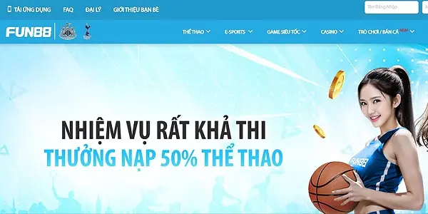 Nhà cái Fun88: Đa dạng từ ngôn ngữ cho đến các sản phẩm cá cược trực tuyến