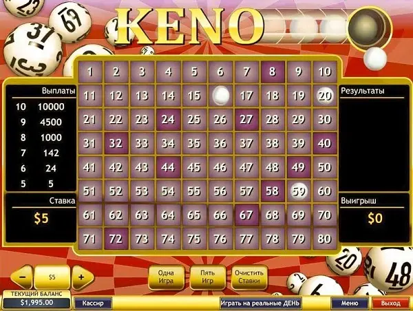 Phương pháp chọn số Keno online tại sòng casino online uy tín