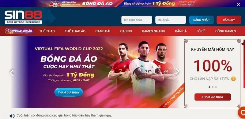 Review nhà cái SIN88 – Bảng xếp hạng nhà cái uy tín 2025