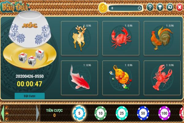 Hướng dẫn cá cược Bầu Cua Online